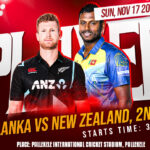 Sri Lanka vs New Zealand, 2nd ODI