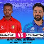 Zimbabwe vs Afghanistan, 3rd ODI