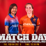 Netherlands Women vs Thailand Women, 6th Match