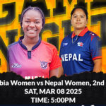 NAMIBIA WOMAN VS NEPAL WOMAN, 2ND MATCH