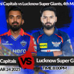 Delhi Capitals vs Lucknow Super Giants, 4th Match